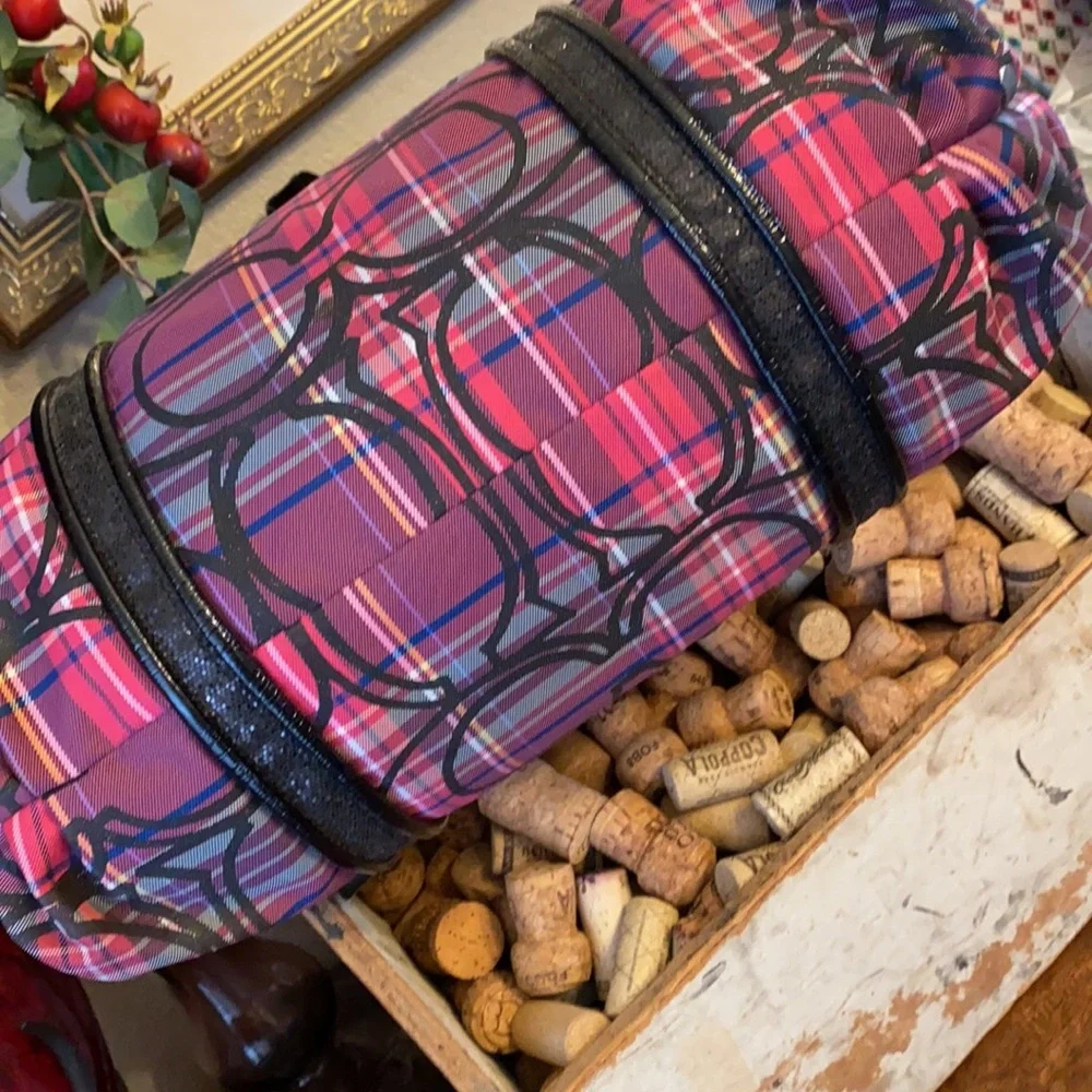 Coach Pink and Black Women's Tote Bag - Picture 4 of 12